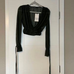 New with Tags Zara Top and Pants Set